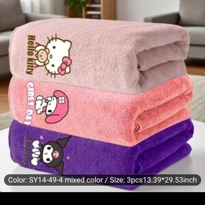 Sanrio Set Of Three Towels